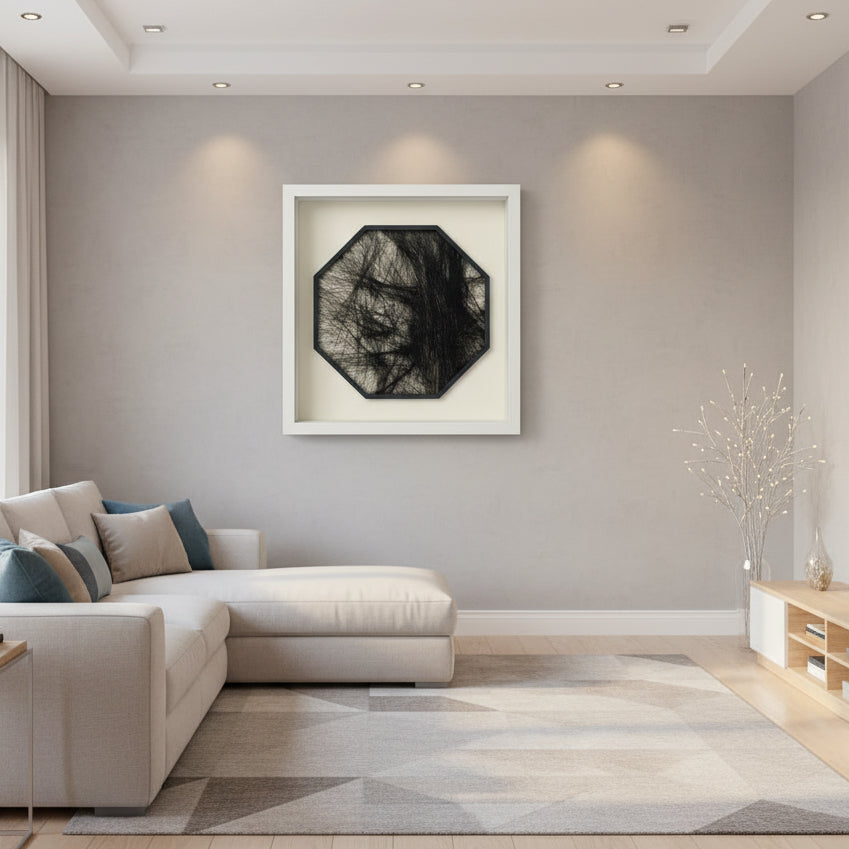 Octagon String Art - Portrait